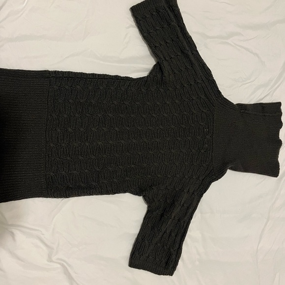 GREY COWL NECK SWEATER - VINTAGE - Picture 2 of 3